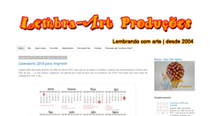 Desktop Screenshot of bloglembra-art.com